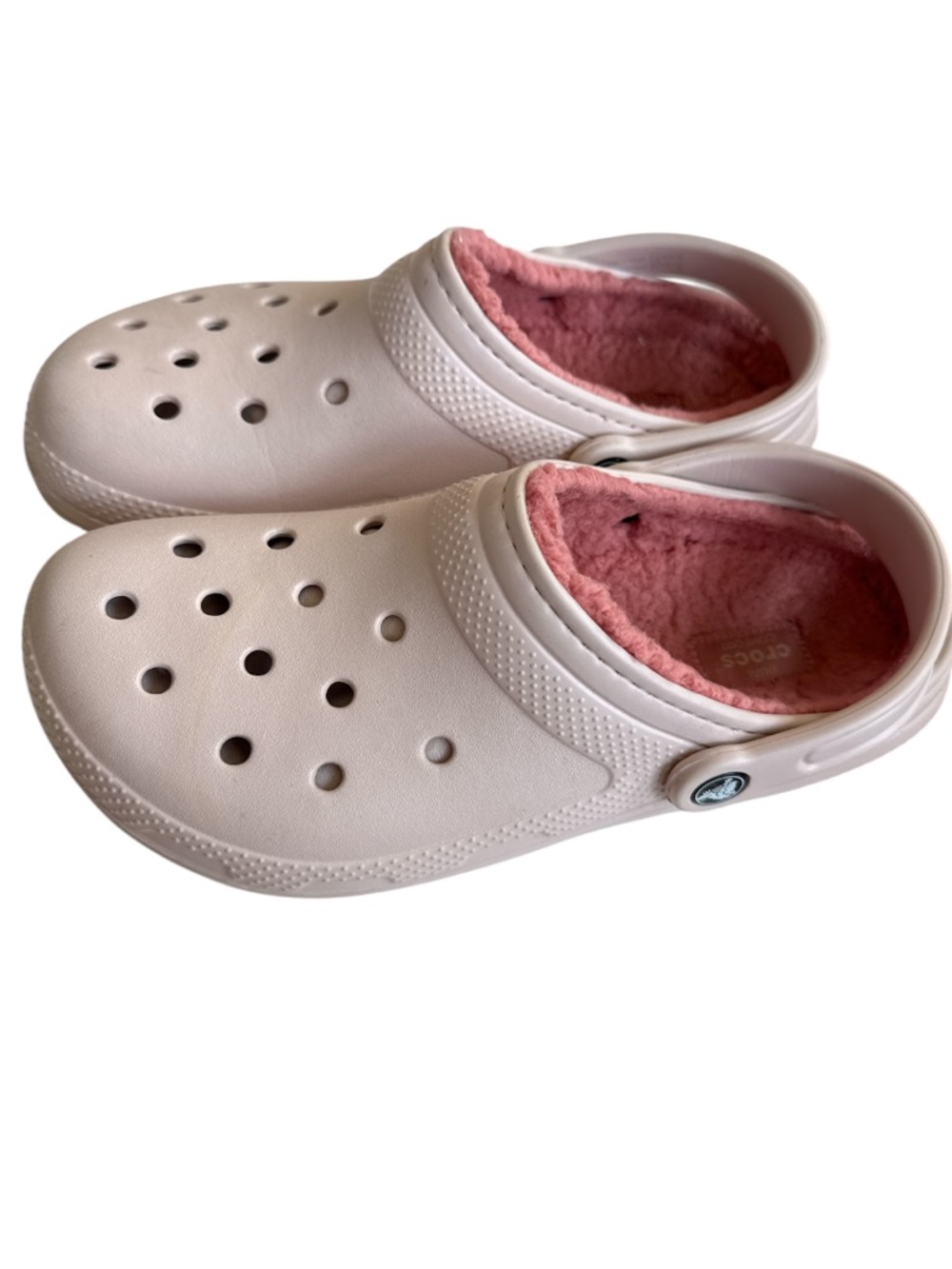 Crocs. CLASSIC LINED - Clogs Pink Women’s 9 - Picture 3 of 3